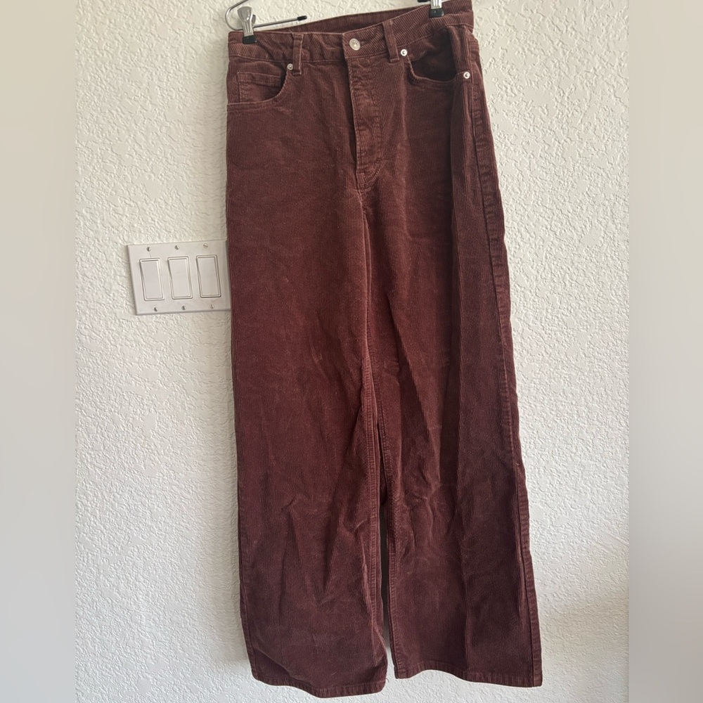H&M Women’s Dark Brown Corduroy Pants